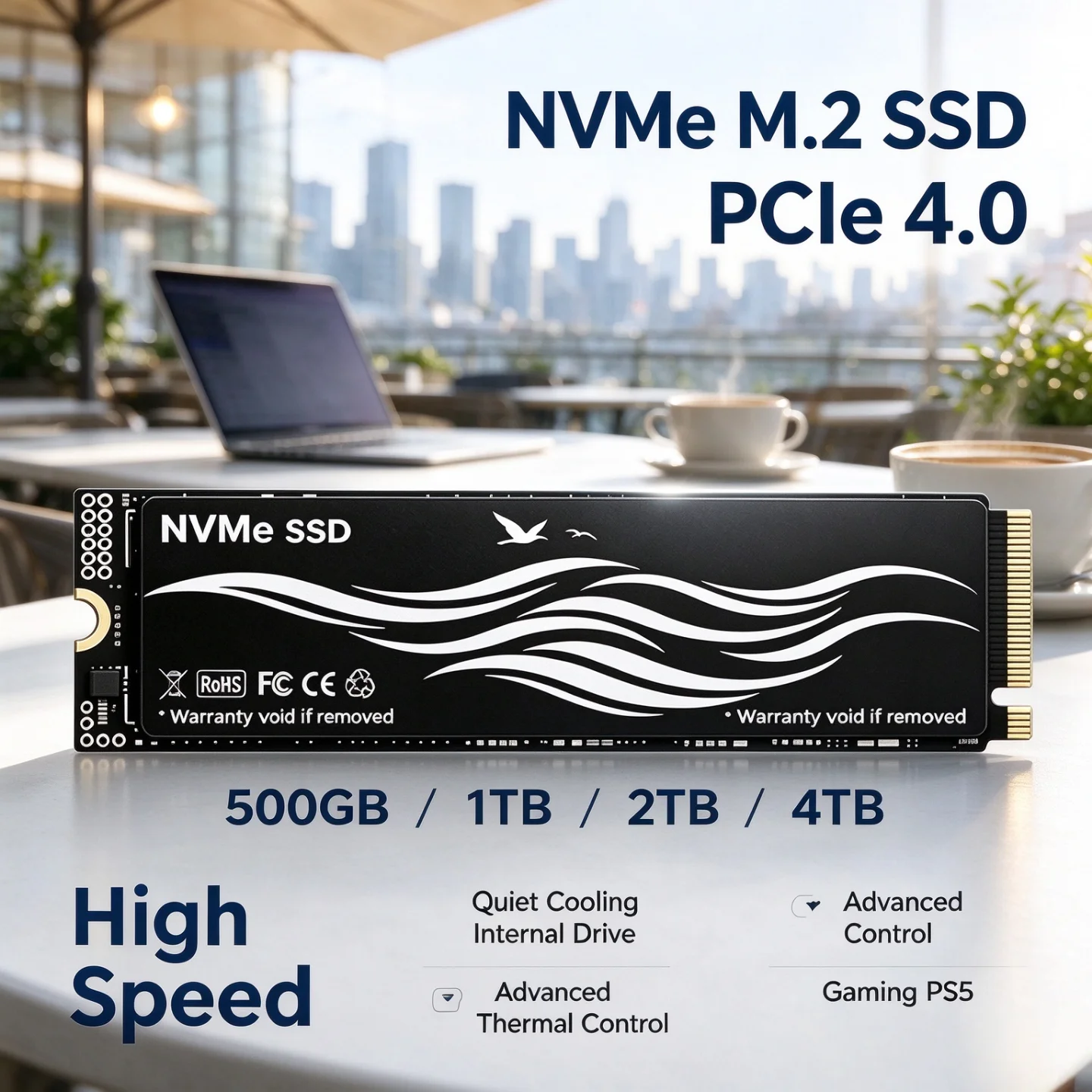 M.2 Nvme 4Tb Pcie 4.0 Ssd - SSD NVMe M.2 PCIe 4.0 dengan