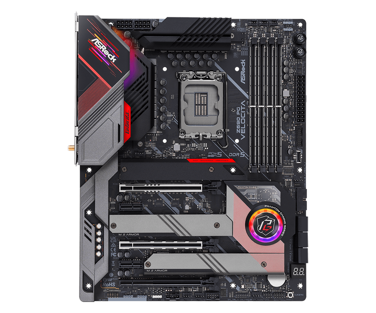 Motherboard Asrock Z690 PG VEL - Lga 1700 Ddr5 Itx Motherboard ulasan dan harga
