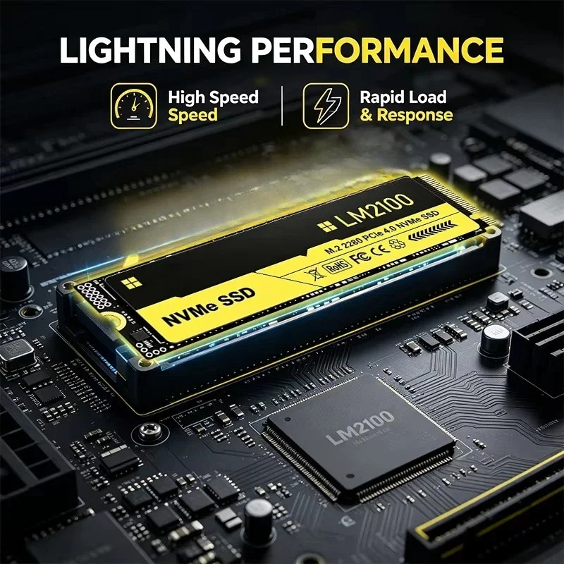 Hard Disk SSD M.2 LM2100 baru, - M.2 Nvme 4Tb Pcie 4.0 Ssd ulasan dan harga