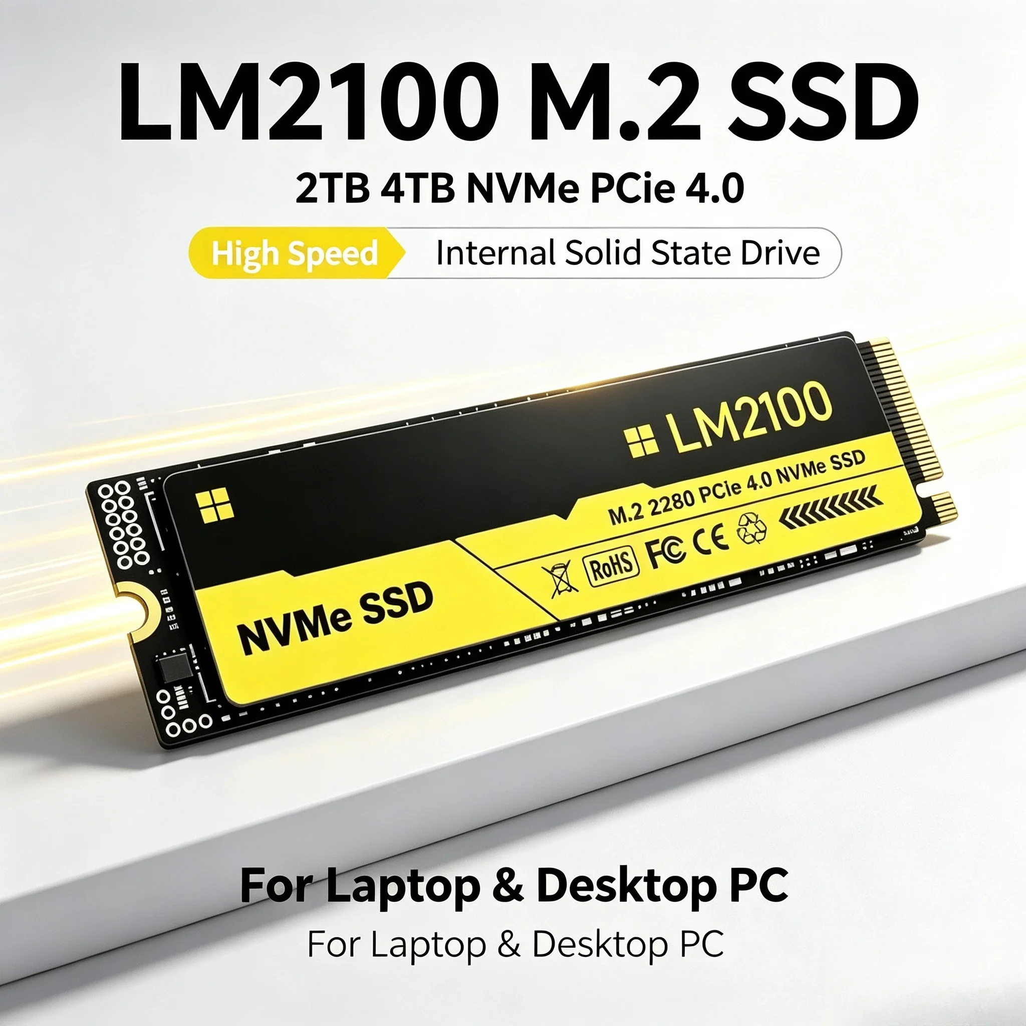 Hard Disk SSD M.2 LM2100 baru, - M.2 Nvme 4Tb Pcie 4.0 Ssd ulasan dan harga