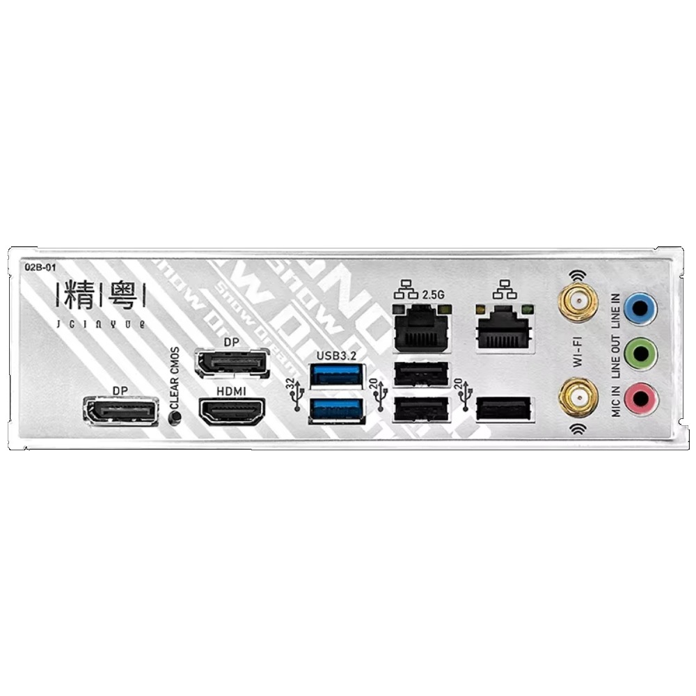 JGINYUE B760i-Snow Dream, moth - Lga 1700 Ddr5 Itx Motherboard ulasan dan harga