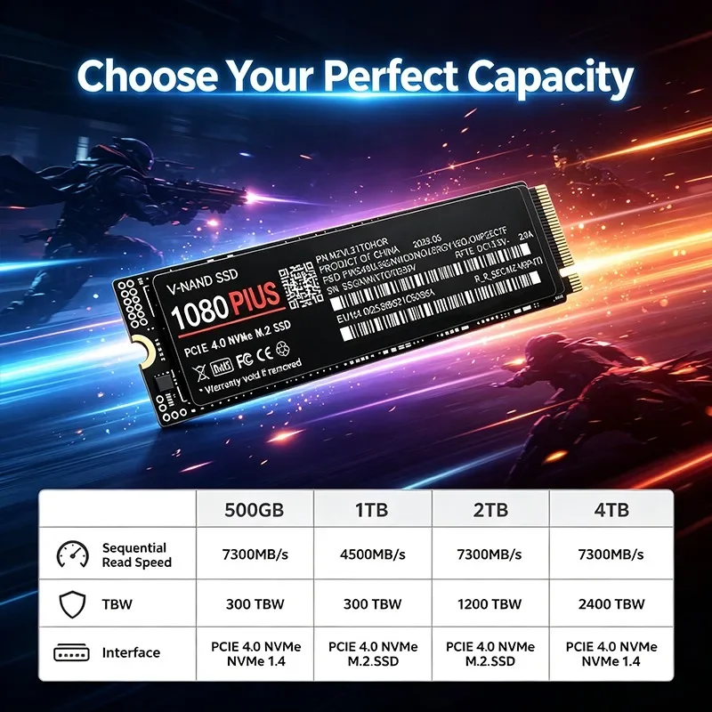 1080 Plus M.2 NVMe PCIe 4.0 SS - M.2 Nvme 4Tb Pcie 4.0 Ssd ulasan dan harga