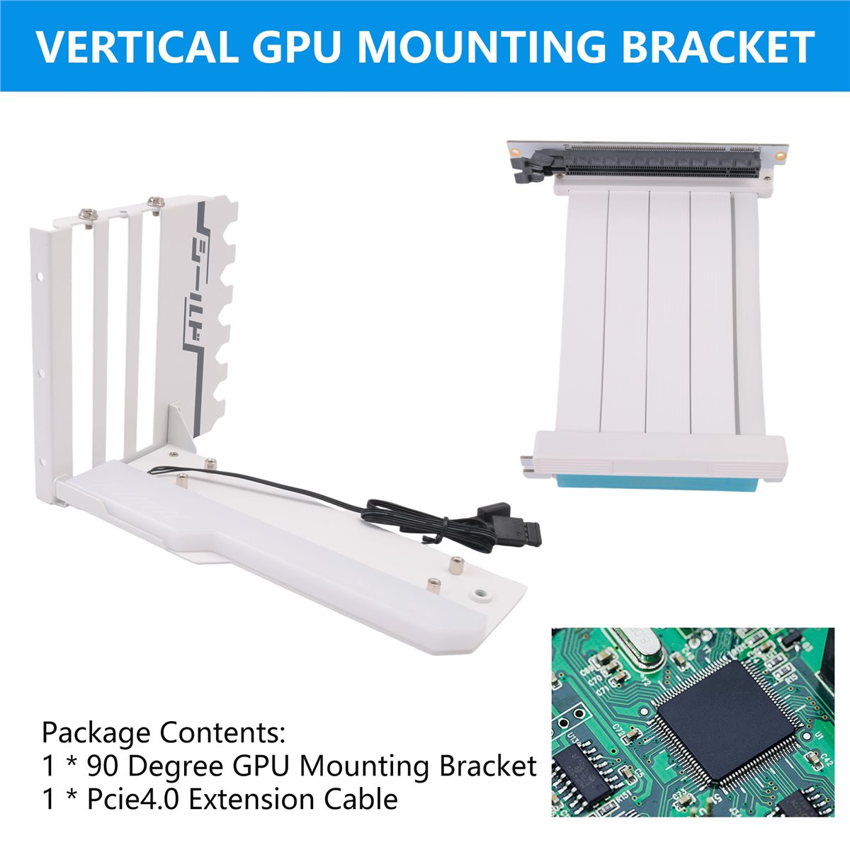 DT81 Braket Pemasangan GPU Ver - Pcie 4.0 X16 Riser Cable 90 Degree ulasan dan harga