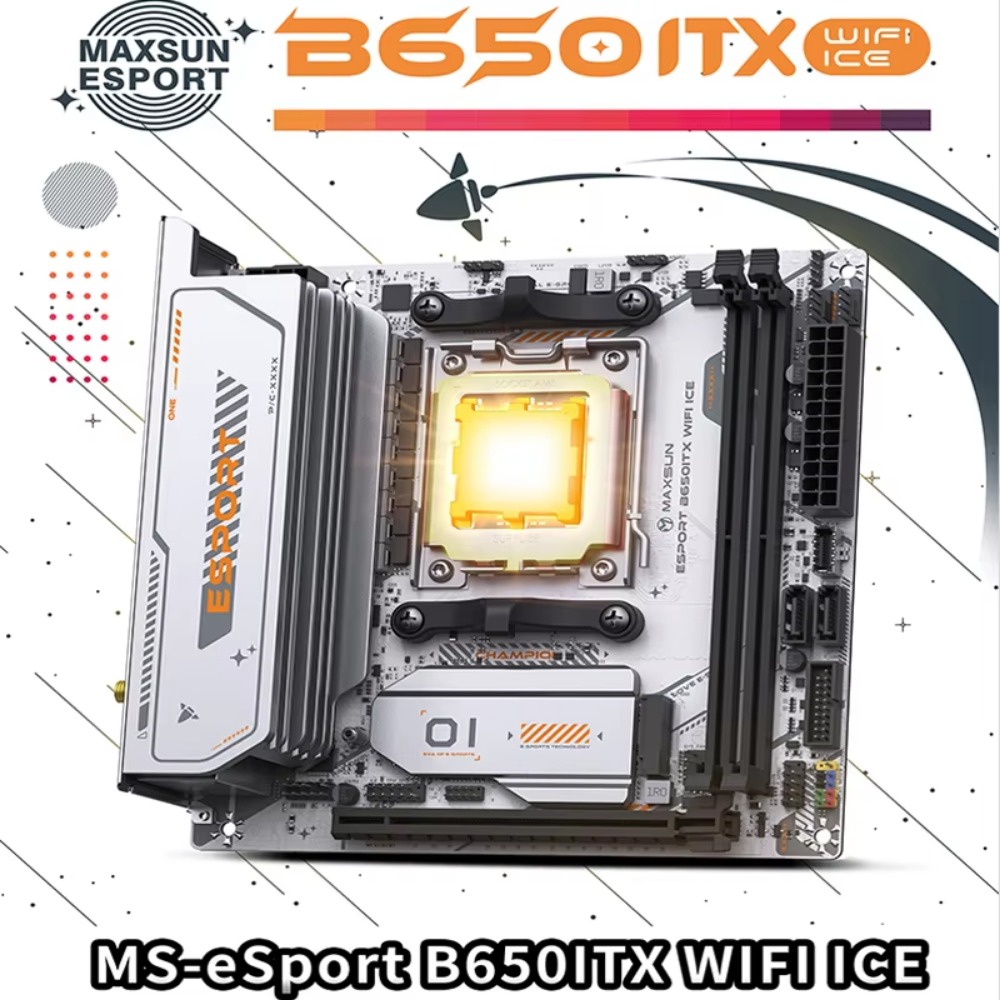 Papan Induk MAXSUN ESport B650 - B650 Itx Motherboard Wifi ulasan dan harga