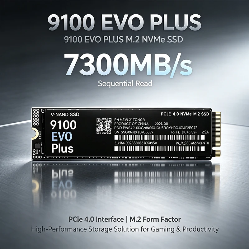 9100 EVO PLUS M.2 NVMe SSD – M - M.2 Nvme 4Tb Pcie 4.0 Ssd ulasan dan harga