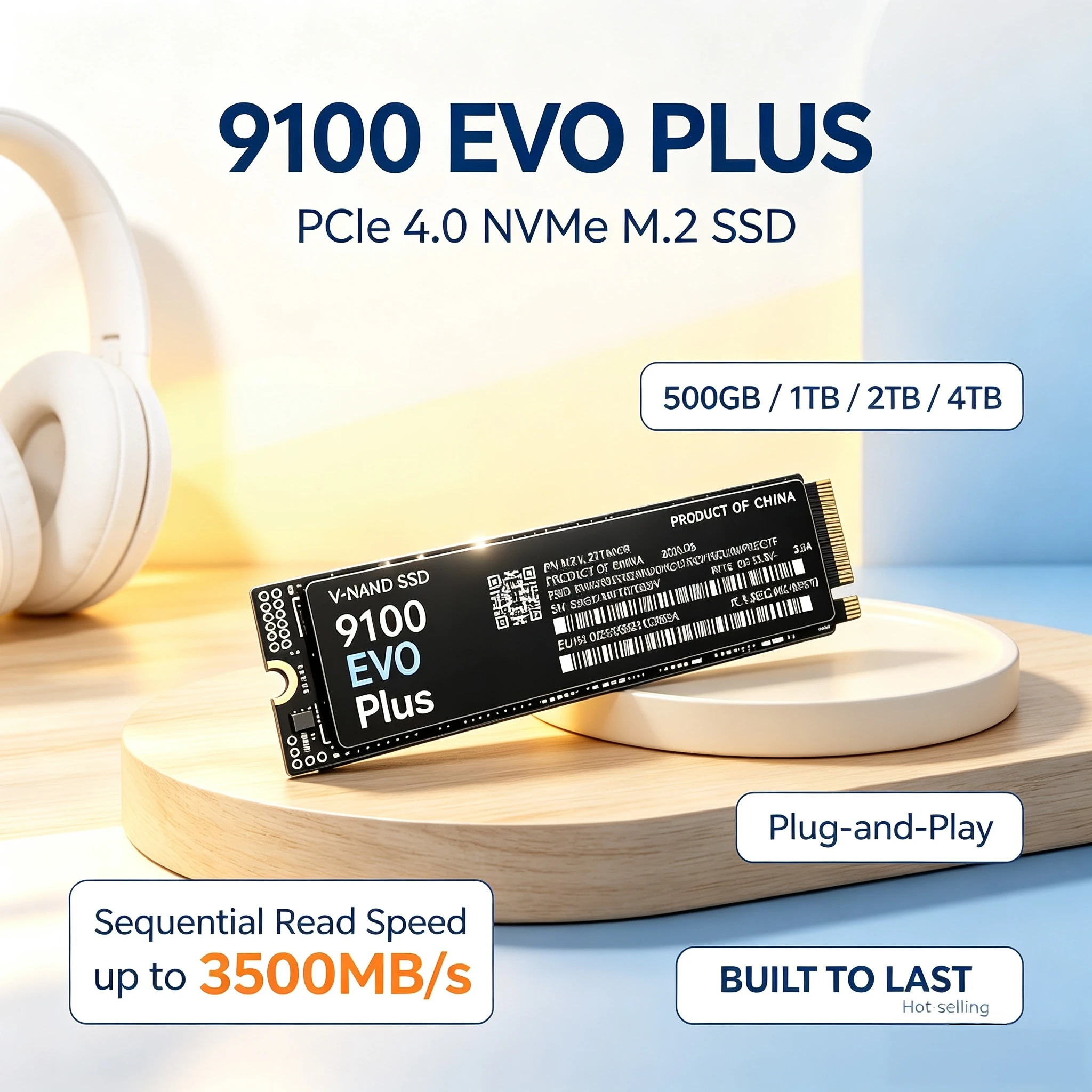 9100 EVO PLUS M.2 NVMe SSD, mu - M.2 Nvme 4Tb Pcie 4.0 Ssd ulasan dan harga