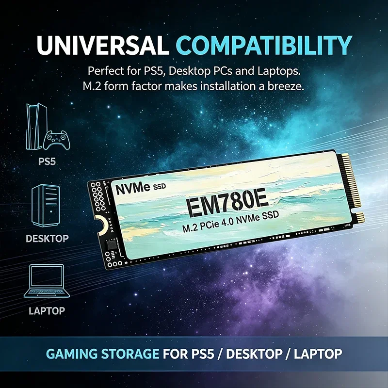 EM780E M.2 NVMe PCIe 4.0 SSD I - M.2 Nvme 4Tb Pcie 4.0 Ssd ulasan dan harga