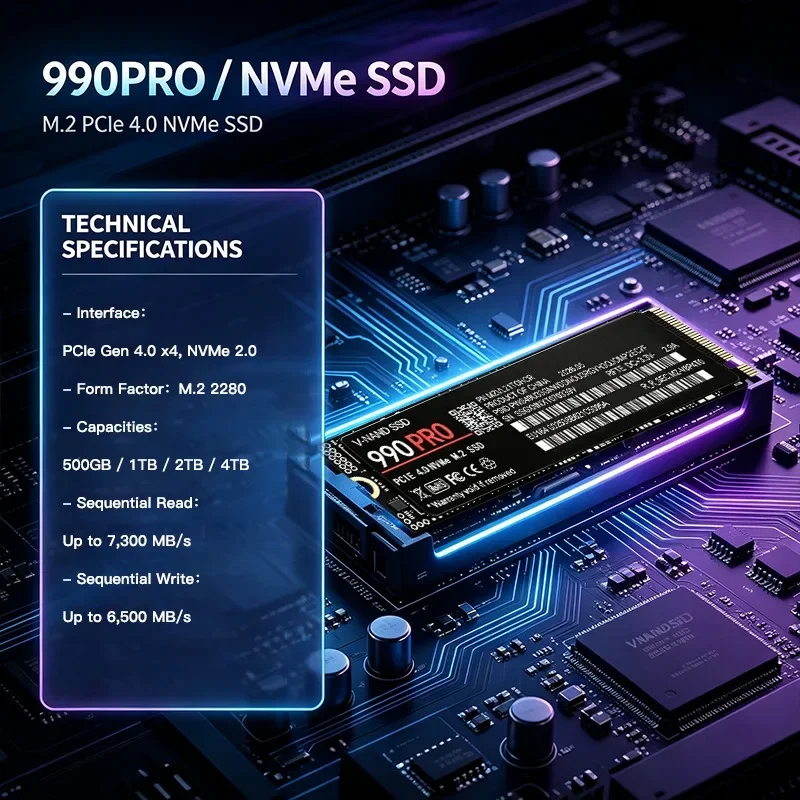 SSD 990 PRO M.2 2280 NVMe PCIe - M.2 Nvme 4Tb Pcie 4.0 Ssd ulasan dan harga